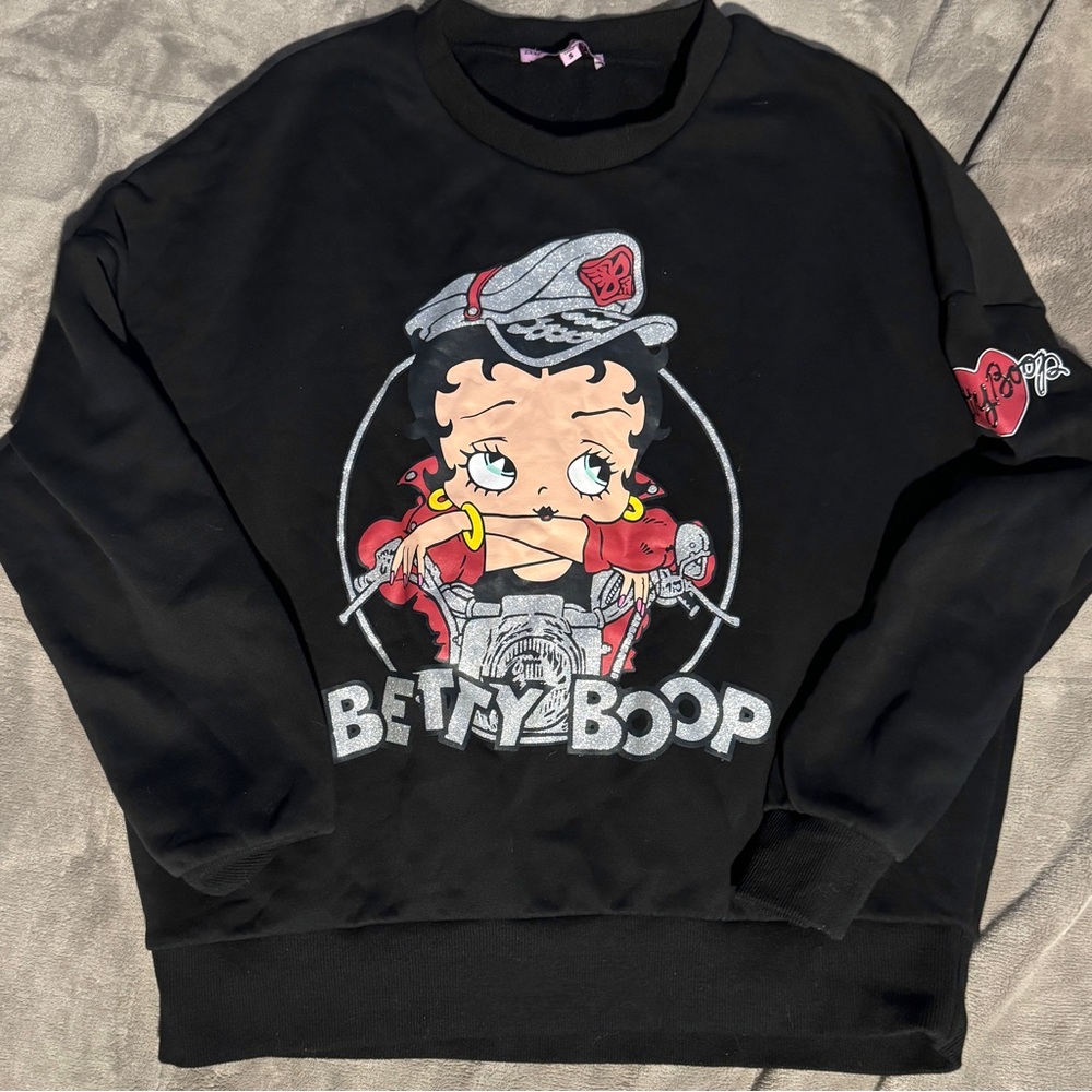 Sparkly Betty Boop Crewneck